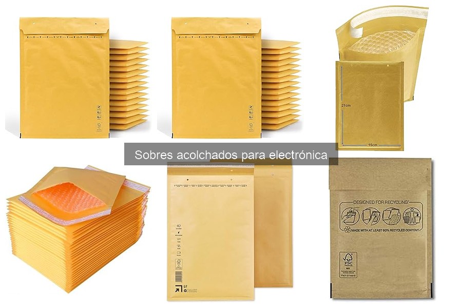 Alternativas a los sobres acolchados para enviar electrónica