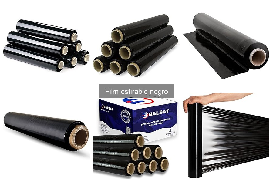 Beneficios del film estirable negro para proteger productos