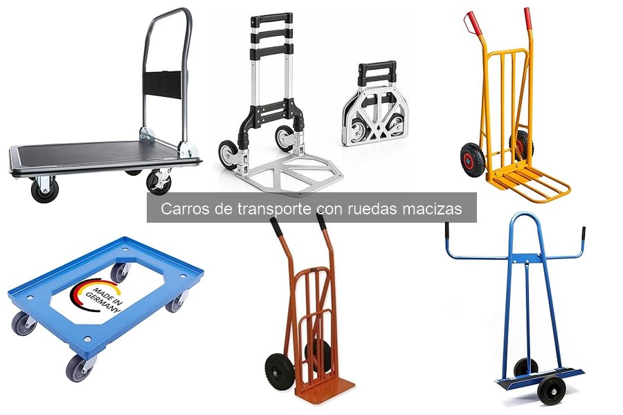 Carros de Transporte con Ruedas Macizas: Ventajas y Características
