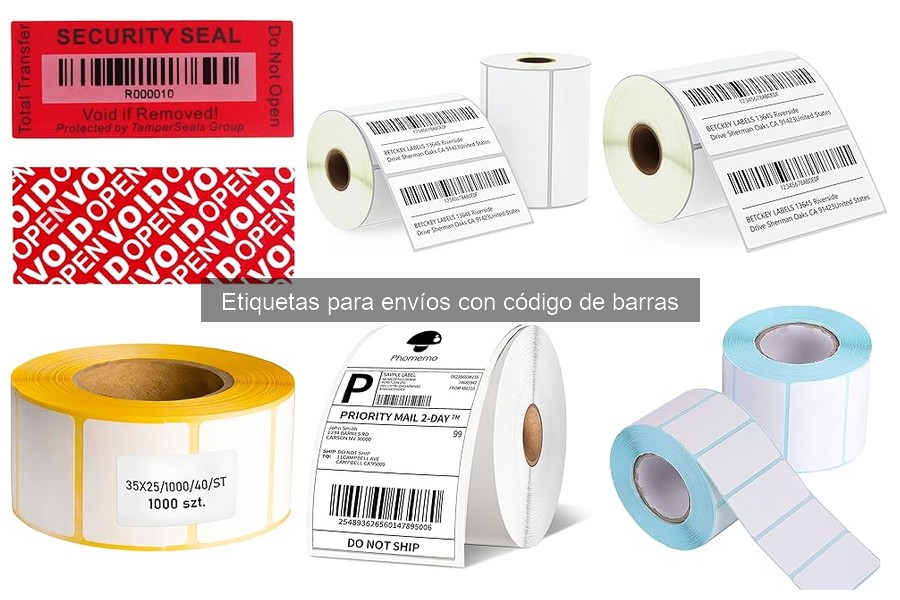 Comparativa de Mejores Etiquetas para Envíos con Código de Barras