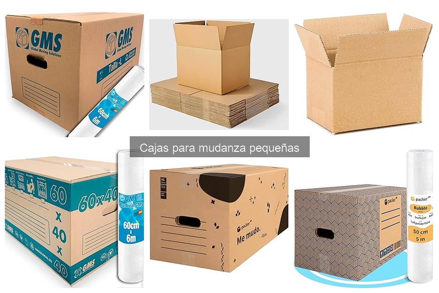 Dónde comprar cajas para mudanza pequeñas de forma confiable