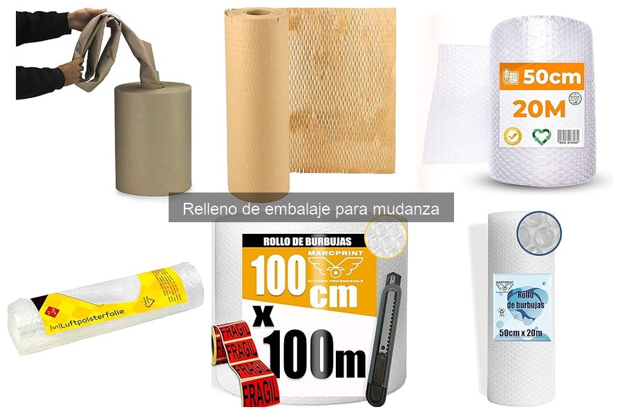 Dónde comprar relleno de embalaje para mudanzas fácilmente