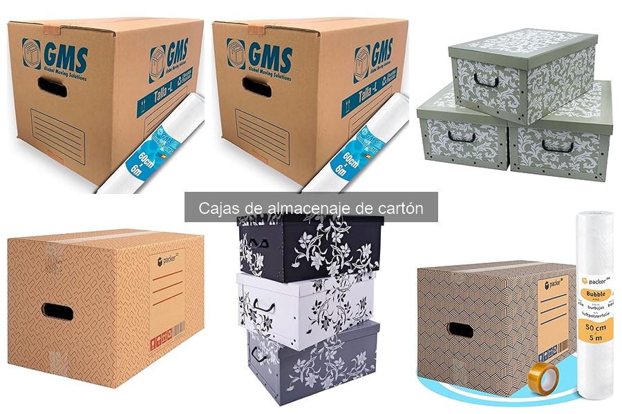 Ensambla cajas de cartón para almacenaje fácilmente