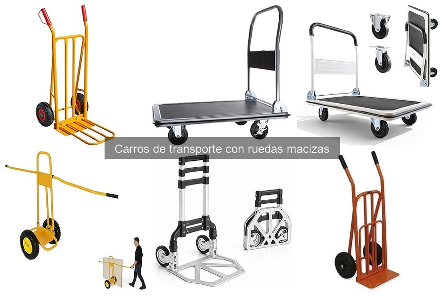 Errores comunes al usar carros de transporte con ruedas macizas