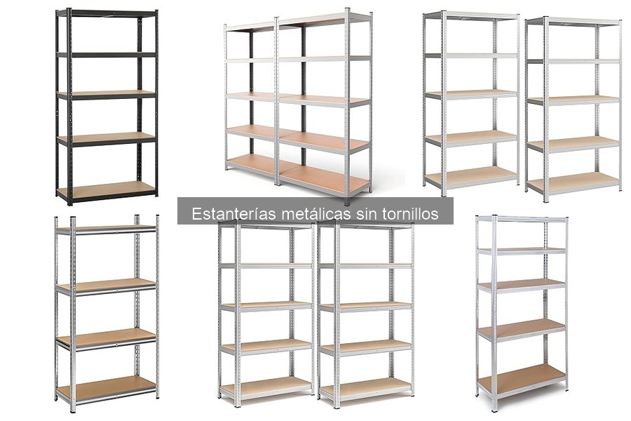 Estanterías metálicas sin tornillos a buen precio