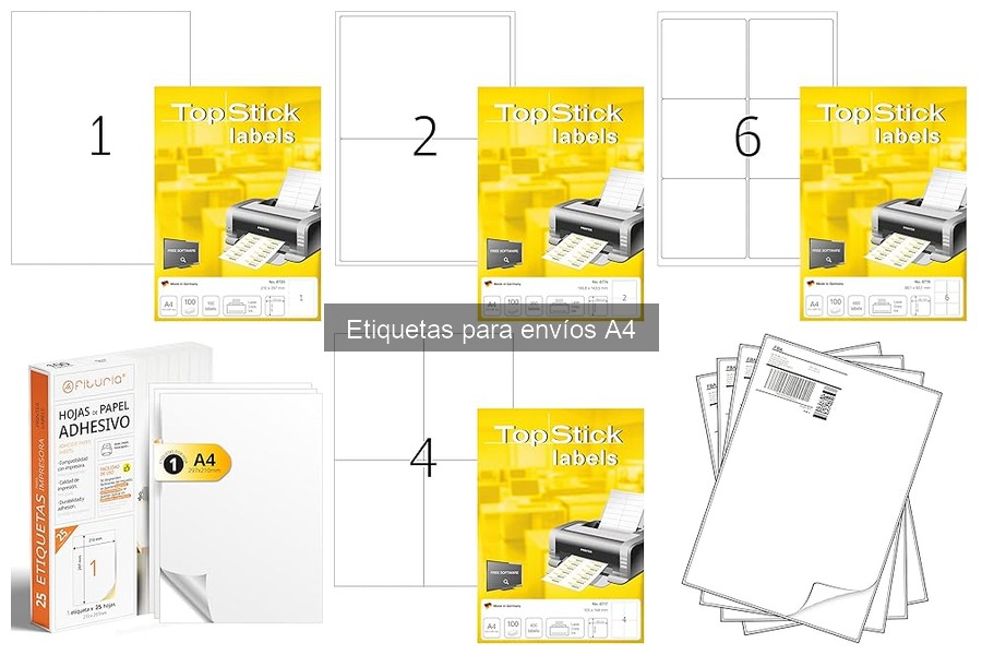 Mejores impresoras para etiquetas A4: comparativa 2023