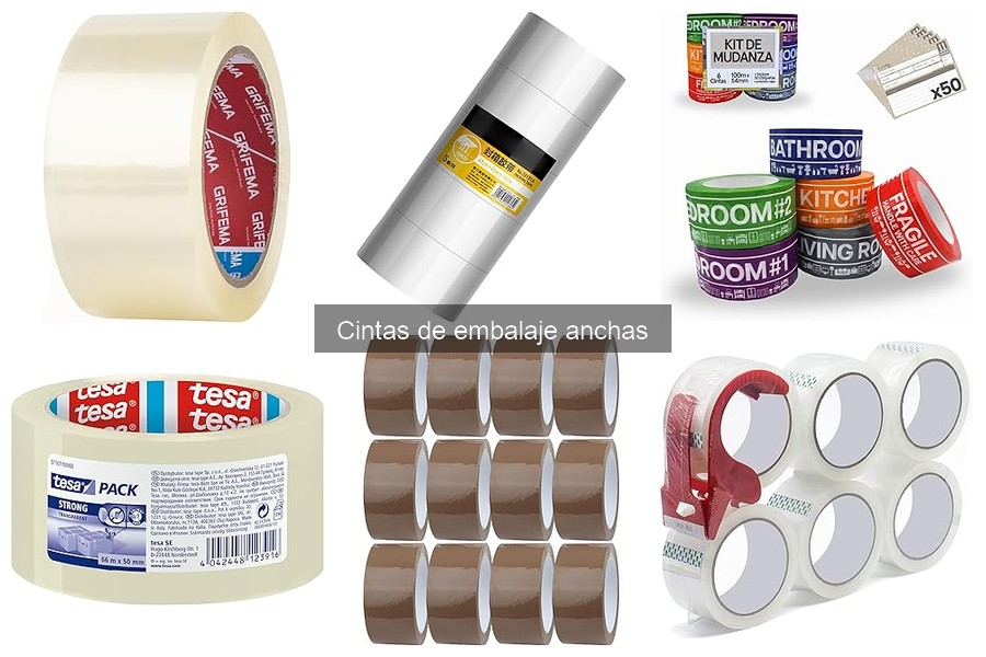 Mejores marcas de cintas de embalaje anchas para tus envíos