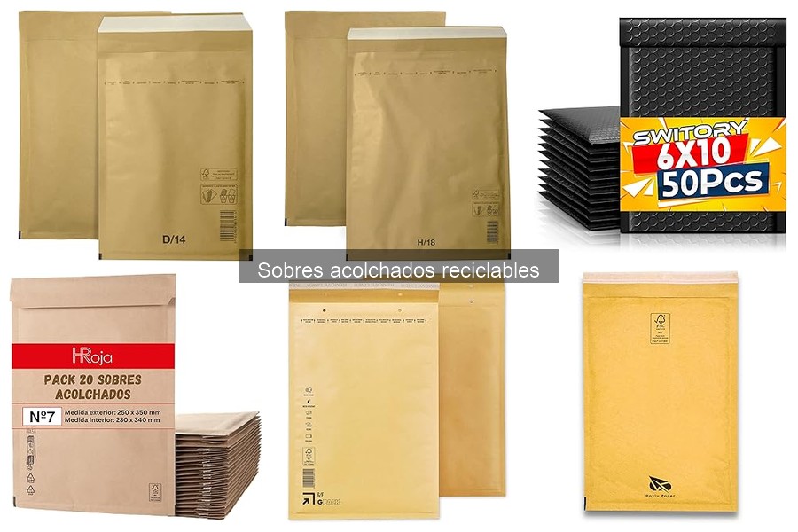 Mejores marcas de sobres acolchados reciclables para envíos