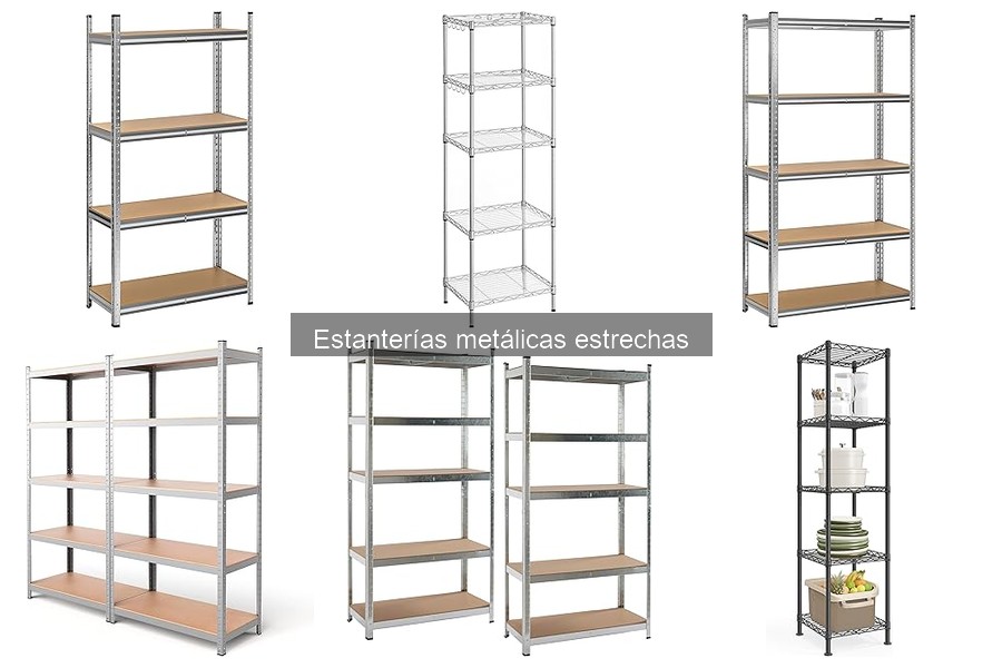 Opiniones sobre estanterías metálicas estrechas y su funcionalidad