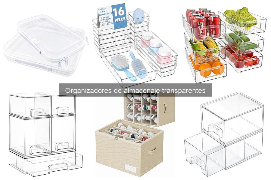 Preguntas frecuentes sobre organizadores de almacenaje transparentes