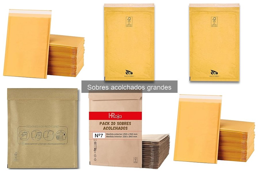 Sobres Acolchados Grandes: ¿Son Biodegradables y Ecológicos?