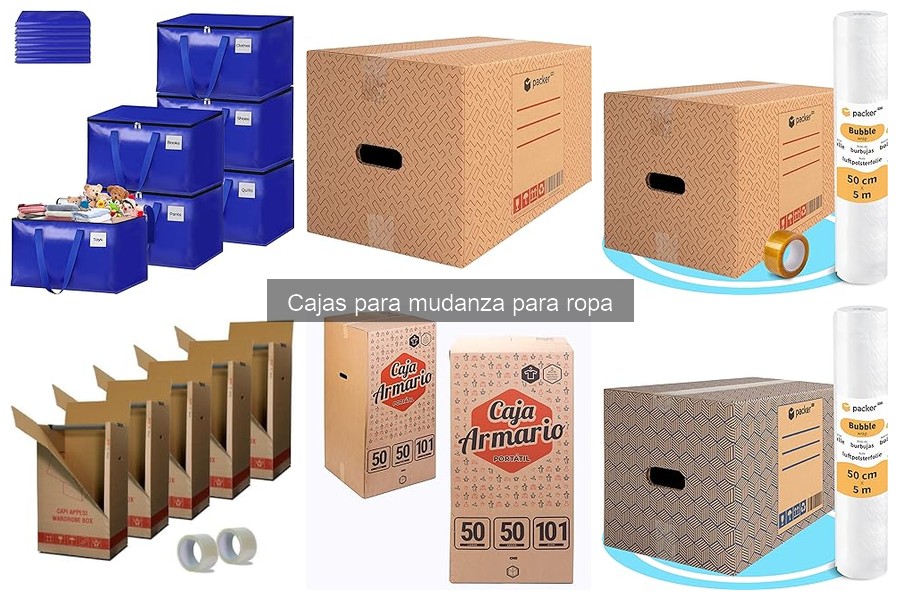 Tipos de Cajas para Mudanza de Ropa: Guía Completa