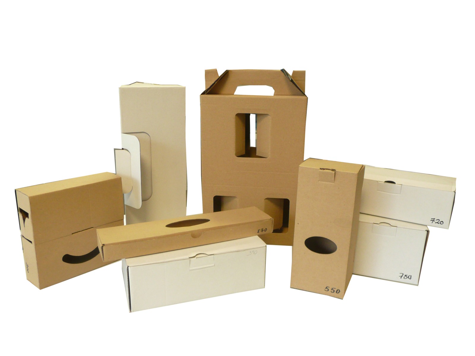 Cajas Troqueladas de cartón automontables - Gosuma Industrial Soluciones de Embalaje